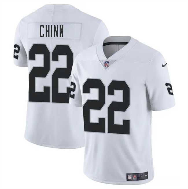 Men & Women & Youth Las Vegas Raiders #22 Jeremy Chinn White 2025 Vapor Stitched Jersey,We sell and wholesale Men & Women & Youth Las Vegas Raiders #22 Jeremy Chinn White 2025 Vapor Stitched Jersey on line form chian!
